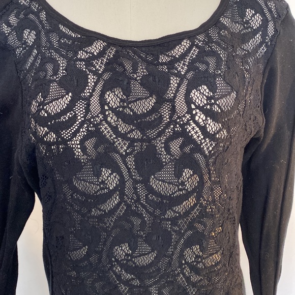 Anne fontaine black sweater size 38 - Picture 3 of 6